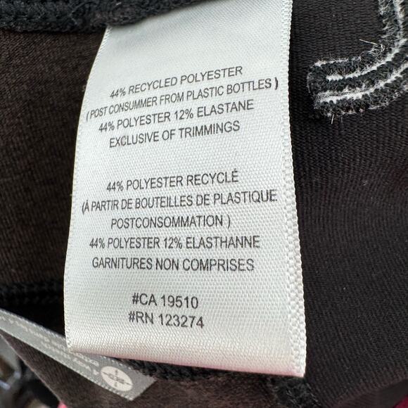 Lole Brown/Brown Two Tone Pull On Leggings Womens Medium Mid Rise Elastic Waist - Picture 8 of 10